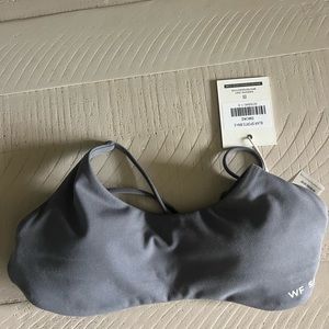 White Fox Active WFA X Sarah’s day Blair Sports Bra - Smoke, Small, NWT